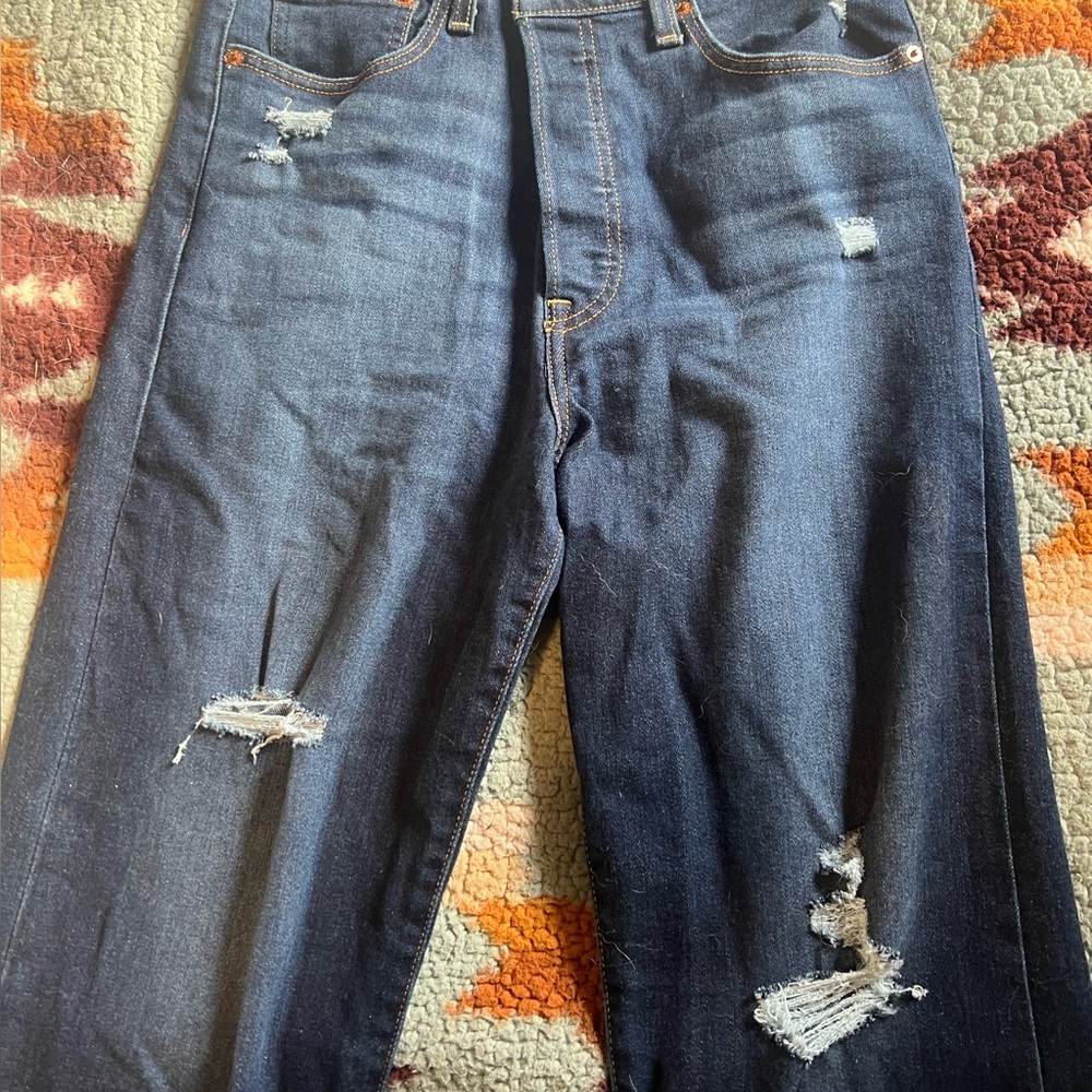 Levi’s Ribcage Straight Ankle Jeans